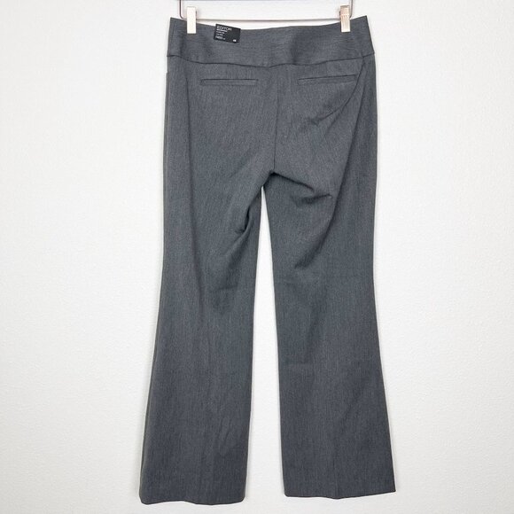 Express Editor Gray Flare Dress Pants Trousers Career Womens Petite Short 4S 4P - Picture 3 of 9